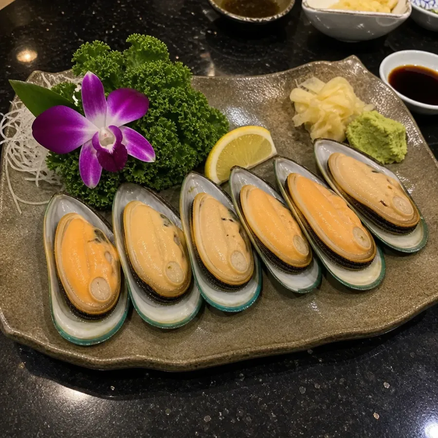 Green Mussels — Legend Sushi Orlando