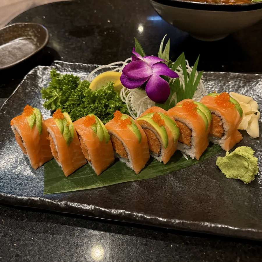 Orange Dragon Roll — Legend Sushi Orlando